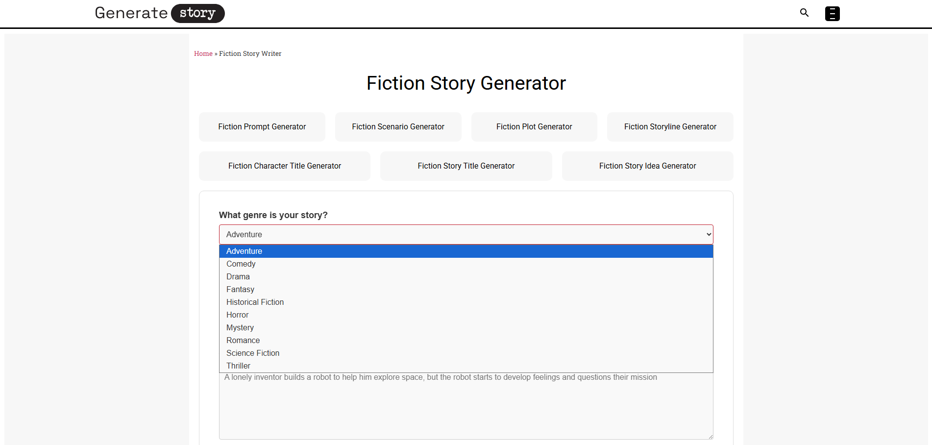 Fiction Story Writer [Free, Unlimited]