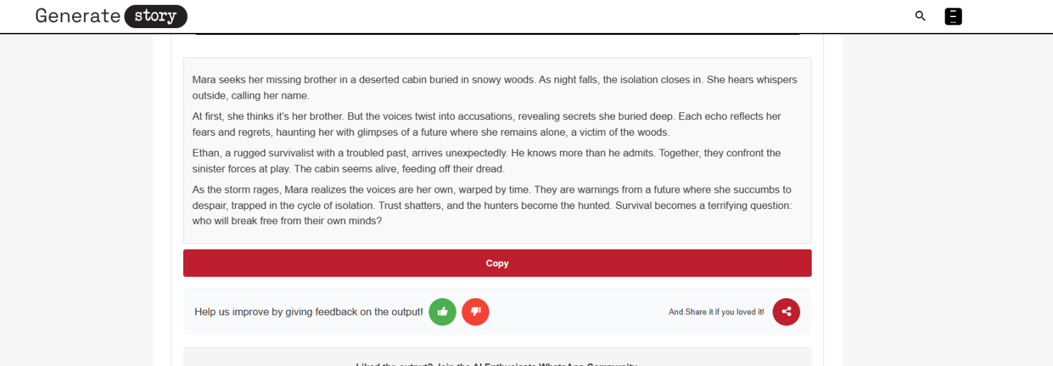 Horror Story Idea Generator [Free, Unlimited]